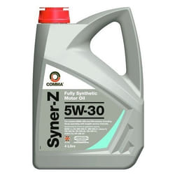 Comma Syner-Z 5W-30 4l Engine oil SYZ4L BMW: 3 Saloon, 5 Saloon, 1 Hatchback, VOLKSWAGEN: Golf 5, Golf 7, Polo V Hatchback