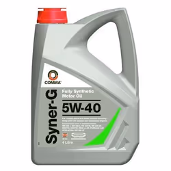 Engine oil; COMMA; Syner-G; 5W-40 4 Synthetic Oil; for RENAULT, VOLKSWAGEN, AUDI, BMW, VW