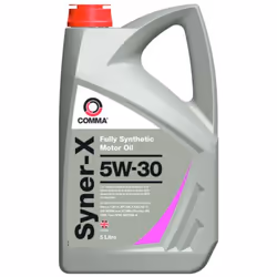 Engine oil; COMMA; Syner X; 5W-30 5 Full Synthetic Oil; for TOYOTA, VAUXHALL, MAZDA, NISSAN, HYUNDAI