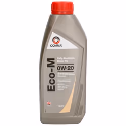 Engine oil; COMMA; Eco-M; 0W-20 1 Full Synthetic Oil; for MERCEDES-BENZ, LAND ROVER, JAGUAR, ASTON MARTIN