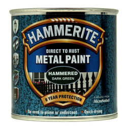 Hammerite - Metal Paint Hammered 250ml - Dark Green