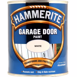 Hammerite Garage Door Paint , Paint, Furniture, Matt, 0.75 L, White, 8 m²/L