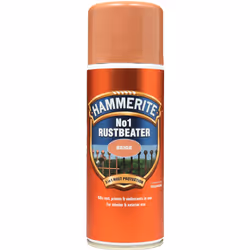 Hammerite No 1 Rust Beater Aerosol , Furniture, Ready mixed, Metal, Basic Beige, Solvent-based, Matt