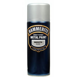Hammerite - Metal Paint 400ml Aerosol - Smooth Silver