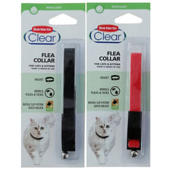 Bob Martin Clear Velvet Flea & Tick Collar (Twin Pack)