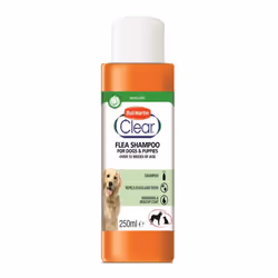 Bob Martin Clear Flea Repellent Shampoo For Dogs & Puppies - 250ml