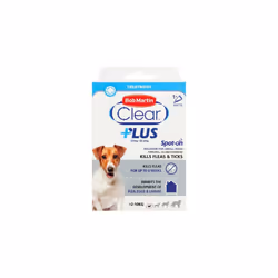 2 x Bob Martin Clear Plus Spot On Treatment Small Dogs EXPIRY 04/21