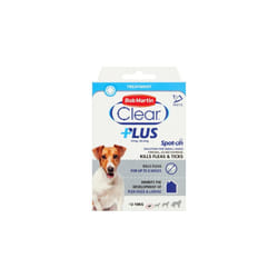 2 x Bob Martin Clear Plus Spot On Treatment Small Dogs EXPIRY 04/21