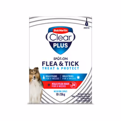 Bob Martin Clear Plus Spot-On Solution for Medium Dogs 1 Treatment