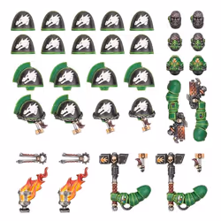 Games Workshop Salamanders Primaris Upgrades and Transfers, Collectible action figure, Green, 12 yr(s), Warhammer 40K, 1 pc(s ...
