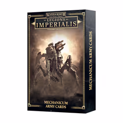 Games Workshop Legions Imperialis: Mechanicum Army Cards Game cards