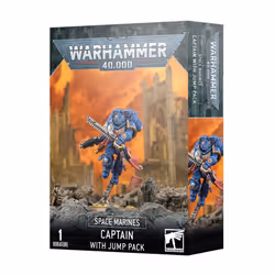 Games Workshop - Warhammer 40,000 - Space Marines: Captain with Jump Pack (2023 Edition), Black
