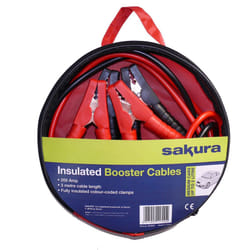 Sakura SS3625 Insulated Booster Cables, 200 Amp, 3 metres