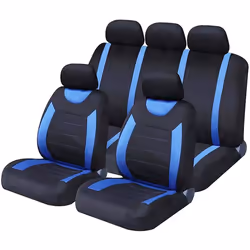 Sakura Car Seat and Headrest Covers Carnaby Blue SS5292 - Full Set Universal Size Elasticated Hems Side Airbag Compatible Was ...