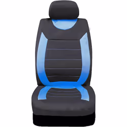 Sakura Car Seat and Headrest Covers Carnaby Blue SS5292 - Full Set Universal Size Elasticated Hems Side Airbag Compatible Washable Easy Fit
