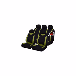 Sakura Car Seat and Headrest Covers Carnaby Green SS5294 - Full Set Universal Size Elasticated Hems Side Airbag Compatible Wa ...