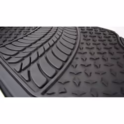 4Pc Universal Heavy Duty Sakura Tyre Tread Rubber Car Mats Non Slip Washable MK2