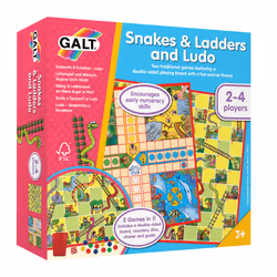 Galt Toys Snakes and Ladders Ludo, Board game, Multi-genre, 3 yr(s)