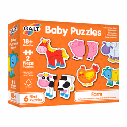 Galt Toys BABY PUZZLES - FARM, 2 pc(s), Farm, 1.5 yr(s)