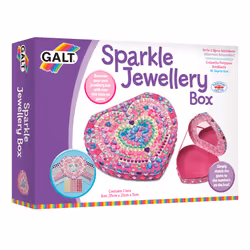 Galt Toys Sparkle Jewellery Box, Children's craft kit, 6 yr(s), Multicolour