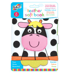 Galt Toys Teether Soft Book Farm