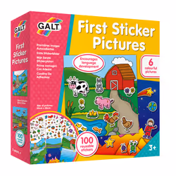 Galt Toys FIRST STICKER PICTURES, 100 pc(s), 3 yr(s), Multicolour