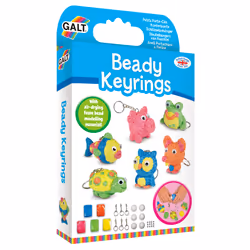Galt Toys Beady Keyrings, Children's craft kit, 6 yr(s), Multicolour