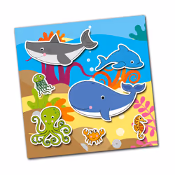 Galt Toys Reusable Sticker Book - Animals