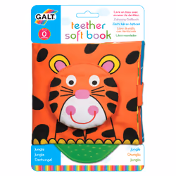 Galt Toys Teether Soft Book - Jungle