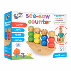Galt Toys See - Saw Counter, 1 yr(s), Wood, Multicolour