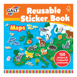 Galt Toys Reusable Sticker Book - Maps