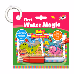 Galt Toys First Water Magic - Baby Dinosaurs, 6 pages, Boy/Girl, Marker included, Coloring picture set