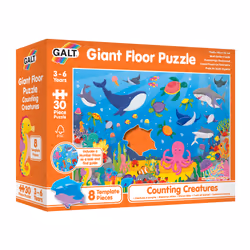 Galt Toys Giant Floor Puzzle: Counting Creatures, 30 pc(s), Education, 3 yr(s)