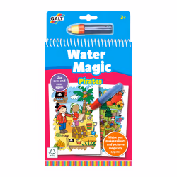Galt Toys Water Magic - Pirates, 6 pages, Boy/Girl, Marker included, Coloring picture set
