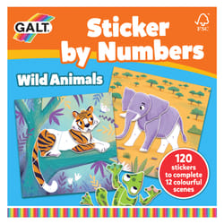 Galt Toys Sticker by numbers - Wild animals
