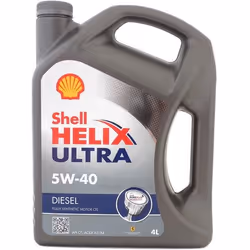 Engine oil; SHELL; Helix Ultra DIESEL; 5W-40 4 Synthetic Oil; for VOLKSWAGEN, BMW, MERCEDES-BENZ, AUDI, SKODA