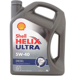 Shell Helix Ultra DIESEL 5W-40 4l Engine oil 550040549 VOLKSWAGEN: Golf 5, Golf 7, Polo V Hatchback, BMW: 5 Saloon, 3 Saloon, 1 Hatchback