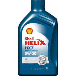 Shell Helix HX7 Professional AF 5W-30 1l Engine oil 550046589 FORD: FIESTA 6, S-Max Mk1, MONDEO 4, MAZDA: 6 Saloon, 3 Hatchback, CX-5 I