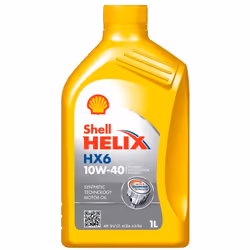 Engine oil; SHELL; Helix HX6; 10W-40 1 Part Synthetic Oil; for VOLKSWAGEN, MERCEDES-BENZ, AUDI, RENAULT, SKODA