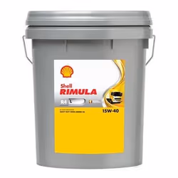 Shell Rimula R4 L 15W-40 20l Engine oil 550047251 HYUNDAI: SANTA FE 2, PEUGEOT: 106 II Hatchback, ISUZU: D-Max 1 Pickup