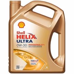 Engine oil; SHELL; Helix Ultra Prof AJ-L; 0W-30 5 Full Synthetic Oil; for FORD, JAGUAR, LAND ROVER, TOYOTA, FUSO (MITSUBISHI)