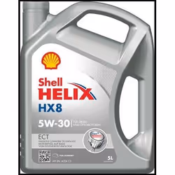 Engine oil; SHELL; Helix HX8 ECT; 5W-30 5 Full Synthetic Oil; for VOLKSWAGEN, AUDI, SKODA, MERCEDES-BENZ, VW