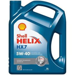 Shell Helix HX7 5W-40 5l Engine oil 550070416 VOLKSWAGEN: Golf 5, Golf 7, Polo V Hatchback, AUDI: A6 C7 Avant, A6 C7 Saloon, A4 B9 Saloon