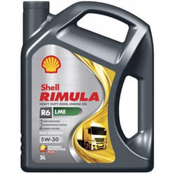 Shell Rimula R6 LME 5W-30 5l Engine oil 550053997 MERCEDES-BENZ: C-Class Saloon, E-Class Saloon, Sprinter 3.5-T Van