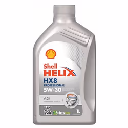 Engine oil; SHELL; Helix HX8 Professional AG; 5W-30 1; for TOYOTA, VAUXHALL, MAZDA, NISSAN, LEXUS