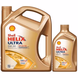 Engine oil; SHELL; Helix Ultra ECT C2/C3; 0W-30 6 Synthetic Oil; for SKODA, MERCEDES-BENZ, VOLKSWAGEN, HONDA, FUSO (MITSUBISH ...