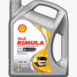 Engine oil; SHELL; Rimula R4 X; 15W-40 5 Mineral Oil; for MERCEDES-BENZ, SMART, PUCH