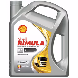 Engine oil; SHELL; Rimula R4 X; 15W-40 5; for MERCEDES-BENZ, SMART, PUCH