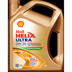Engine oil; SHELL; Helix Ultra Professional AS-L; 0W-20 5; for VOLVO, TOYOTA, FIAT, HONDA, KIA