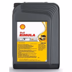 Engine oil; SHELL; Rimula R4 X; 15W-40 20; for MERCEDES-BENZ, SMART, PUCH